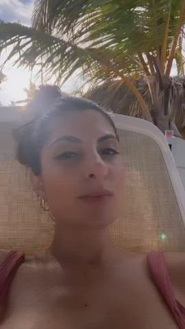 big tits brazilian cleavage gif