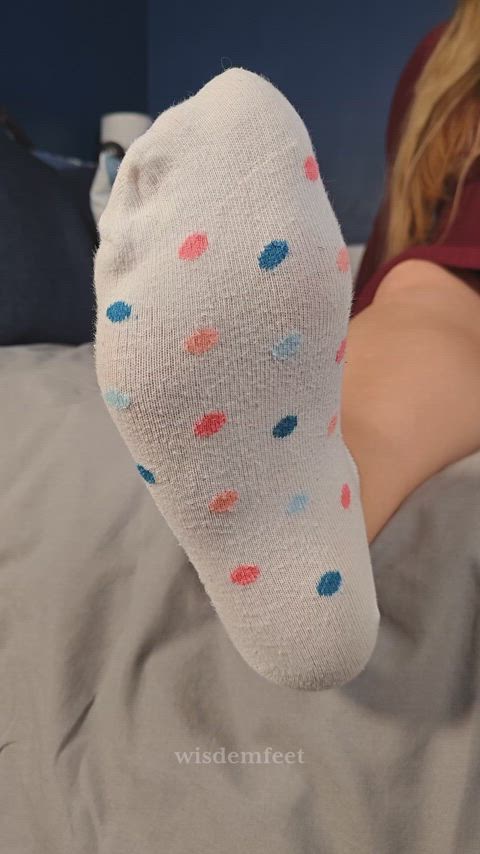 POV: I asked you to take my socks off and lick my pink soles 😉