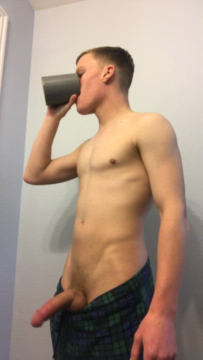 Coffee and cock anyone?