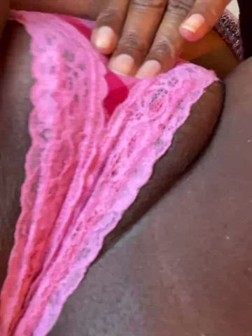 Ebony Panties Pussy Lips gif