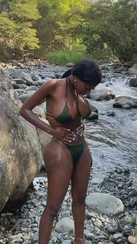 big tits ebony hourglass thick gif