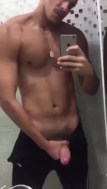 Jerking in the bathrooms