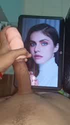 Alexandra Daddario Celebrity Sex Toy Toy Tribute gif