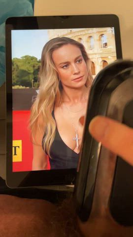 brie larson celebrity cumshot toy tribute gif