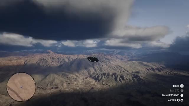 By far the finest volumetric clouds I've seen in a video game.