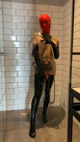 boobs latex latex gloves onlyfans petite shower tattoo trans trans woman uncut gif