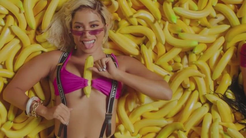 anitta bikini blonde body boobs brazilian celebrity goddess sensual teasing gif