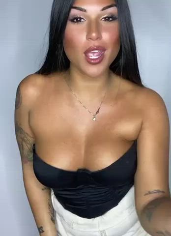 thick tiktok tits gif