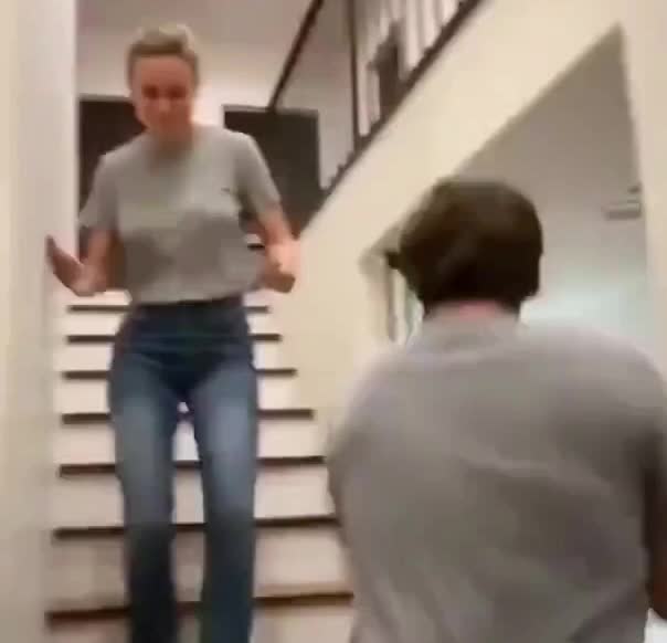 brie larson bouncing