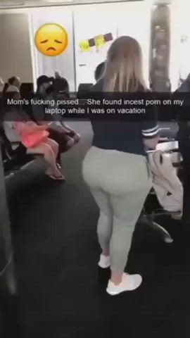 Big Ass Big Tits Caption Family Mom gif