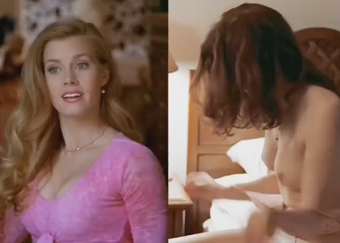 amy adams boobs underboob gif