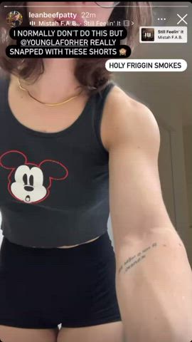 Ass Muscular Girl White Girl gif