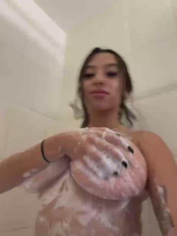 OnlyFans Shower Tits gif