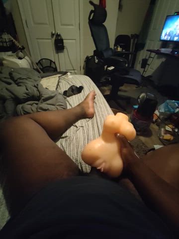 bbc big dick cock fleshlight fucktoy masturbating monster cock sex toy toy toys gif