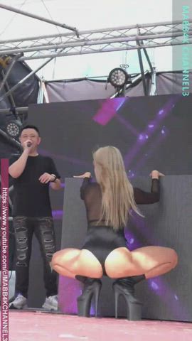 asian dancing festival teasing twerking gif