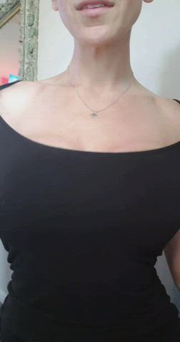 MILF Titty Drop Wife gif