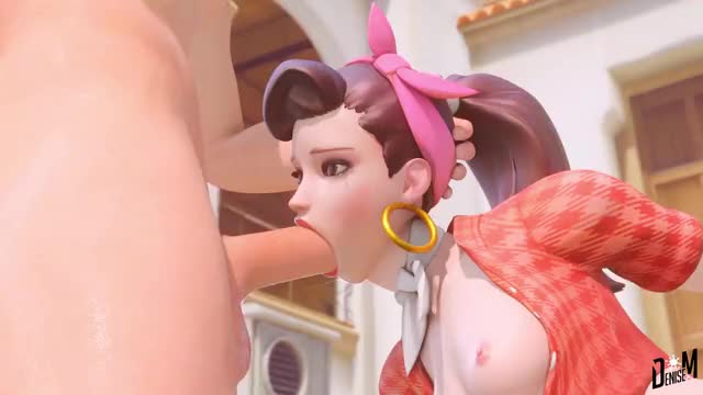 3D, Animated, Blender, D.Va, Denisem, Overwatch, Sound