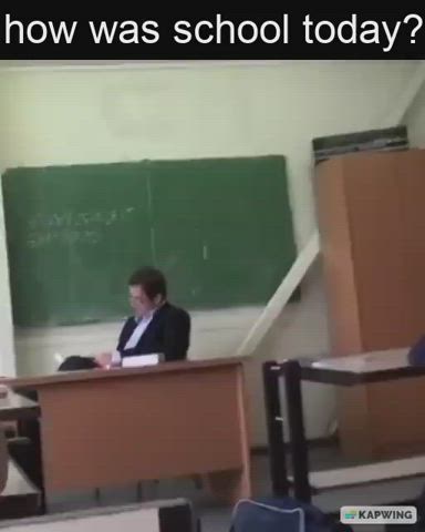 Blowjob Caption Classroom Funny Porn Public Schoolgirl gif