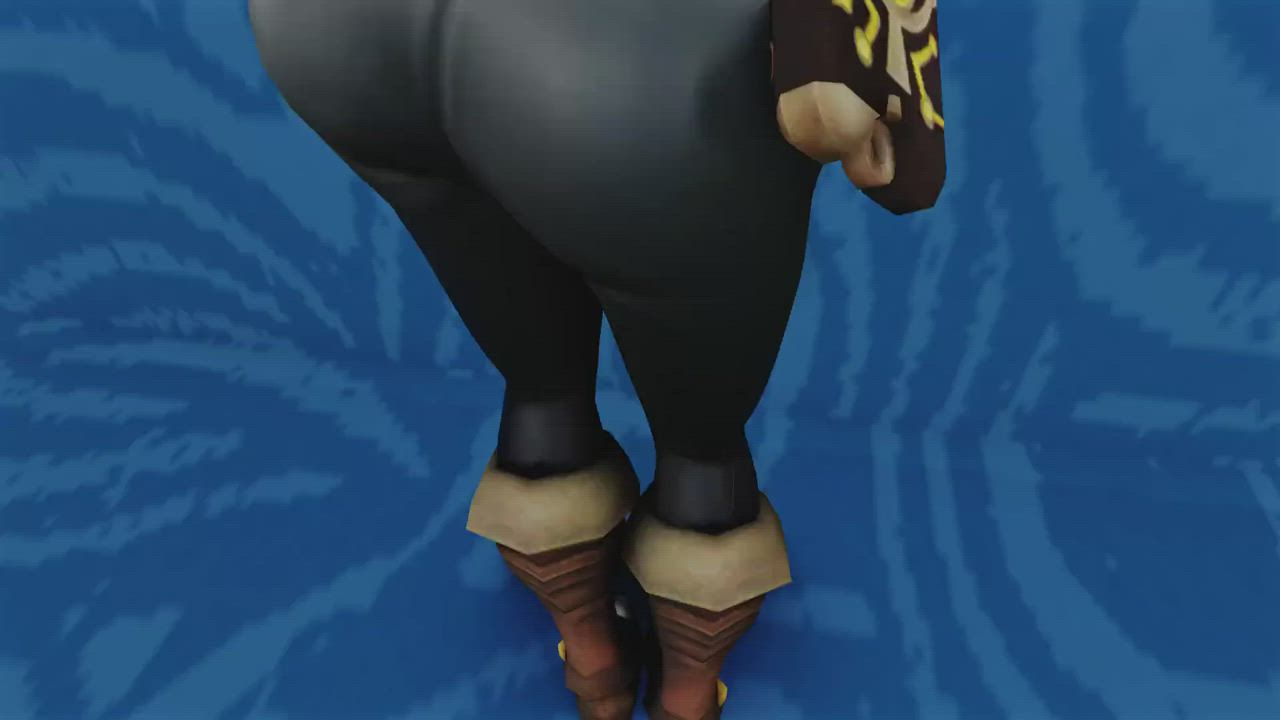 3D Ass Big Ass Female gif