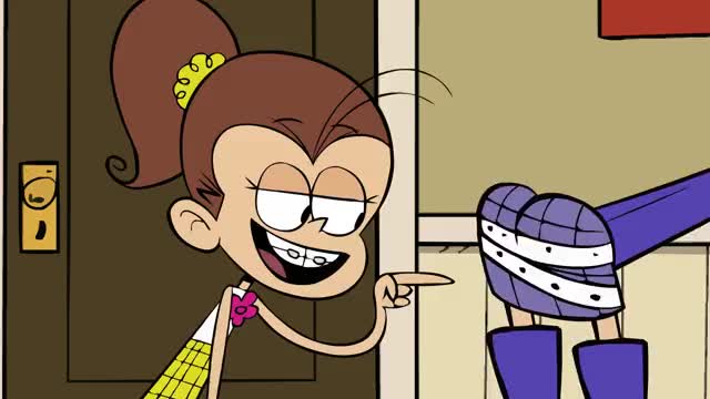 luna loud twerking to ghosts n stuff