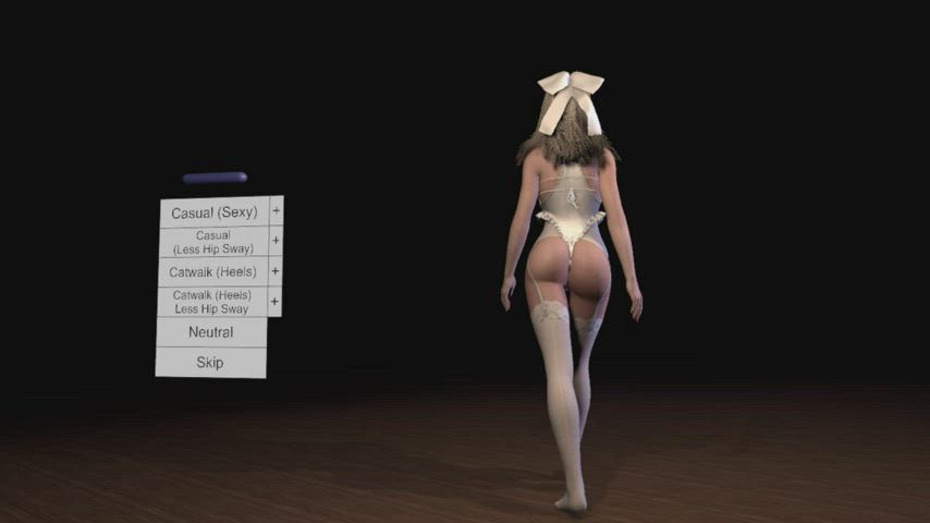 ass lingerie 3d thong gif