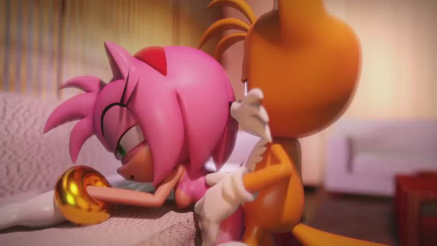 3D Amy Rose Animation Rule34 gif