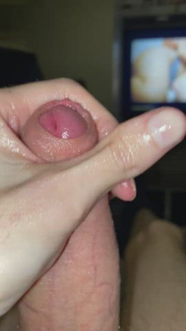 Lubed up, close up, pent up ?