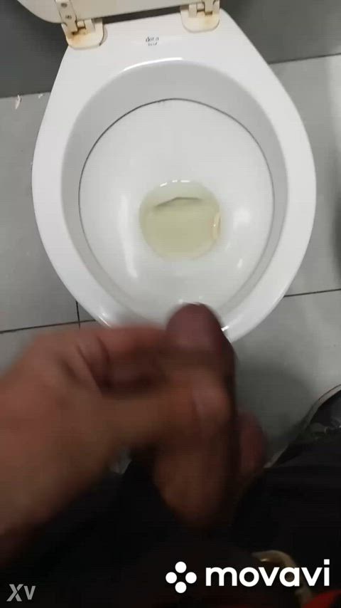 bathroom cum handjob little dick masturbating penis public small cock tiny gif