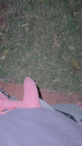foreskin gay outdoor piss pissing bisexual-male male-pissing masturbation real-cock