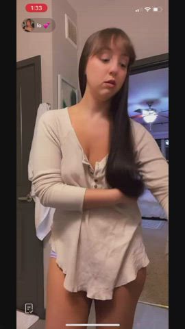 accidental nipple nipslip tiktok gif