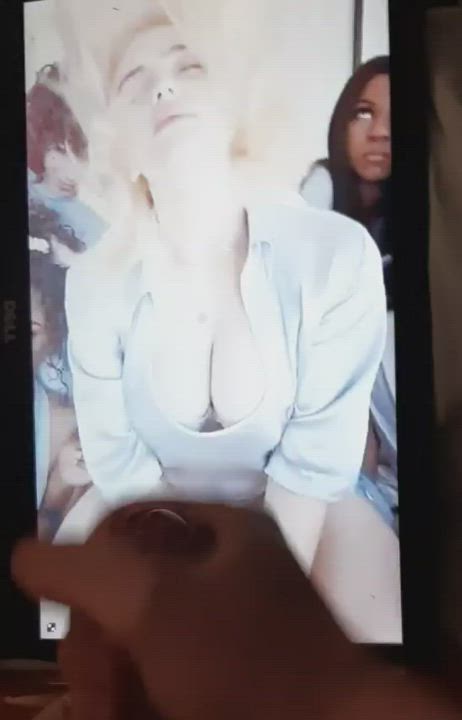 Spraying my Creamy Cum on Billie's Milky Breasts??
