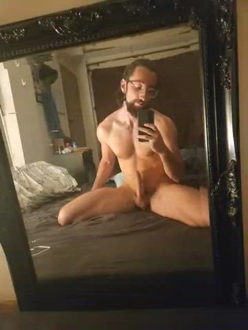 australian big dick cock cute daddy geek glasses homemade new zealand gif