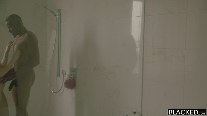 anya olsen ass bbc bathroom blonde grabbing nude pussy shower gif