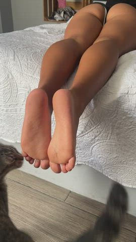 My Pussy loves my feet