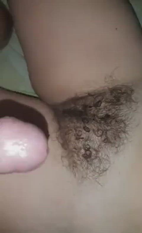 amateur cum cum on pussy cumshot hairy hairy pussy homemade gif