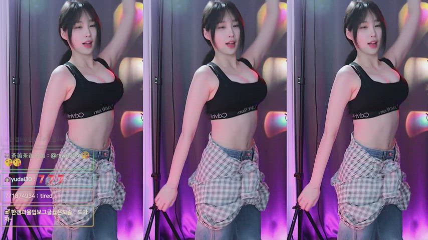 asian big tits dancing korean gif