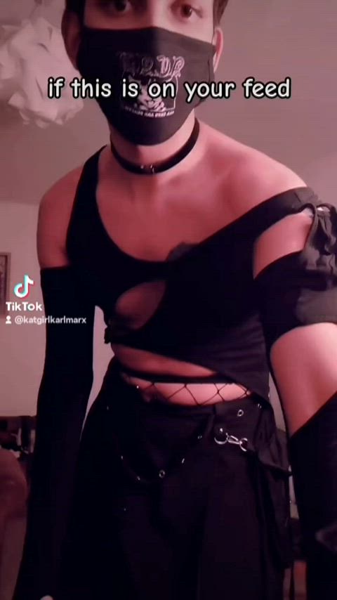 cute femboy femme tiktok gif