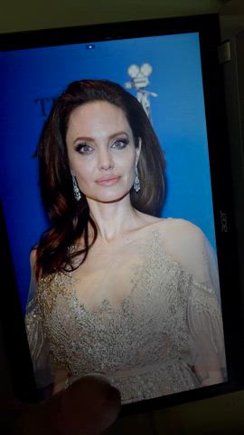 angelina jolie celebrity cum cumshot tribute gif