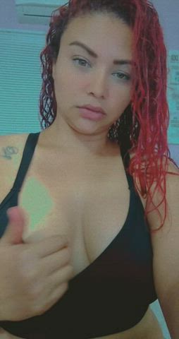 big tits latina model seduction tattoo teen teens tits webcam gif