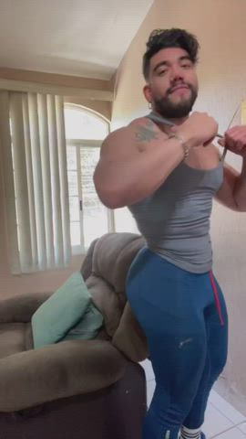 Big Ass Bubble Butt Gay Stripping Workout gif