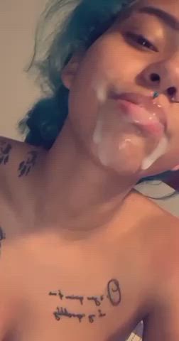 Cum Cumshot Facial gif