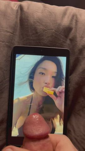 @shallyzsa on Instagram! Huge cumtribute for this Asian Baddie.