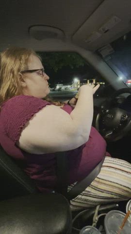 BBW Car SSBBW gif