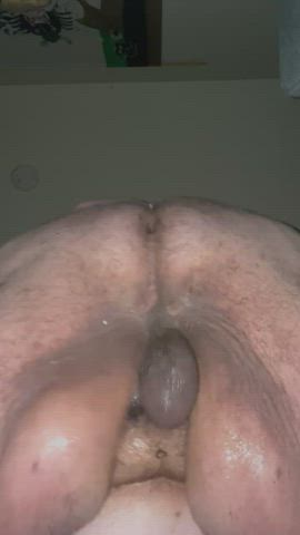 My hole after a good long session with my toys.