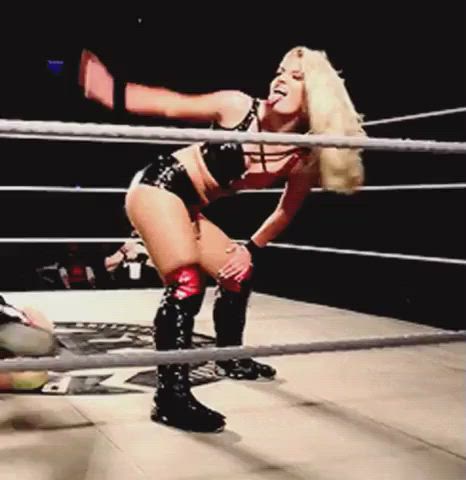 ass blonde spanking thick wrestling gif