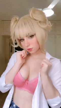 Blonde Cosplay Teen gif