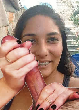 amateur big dick handjob gif