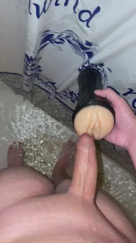 Nude Shower Toy gif