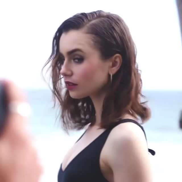 Lily Collins gif