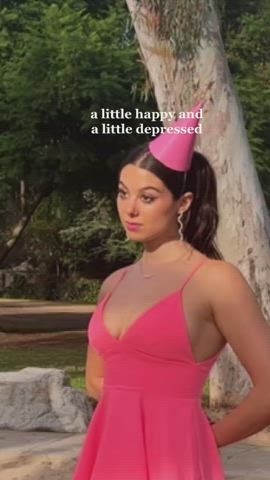 cleavage kira kosarin tiktok gif